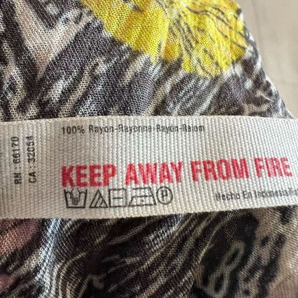 Intimately Free People Tube Top Medium Strapless Tropical Poolhouse Smocked size - Picture 7 of 7